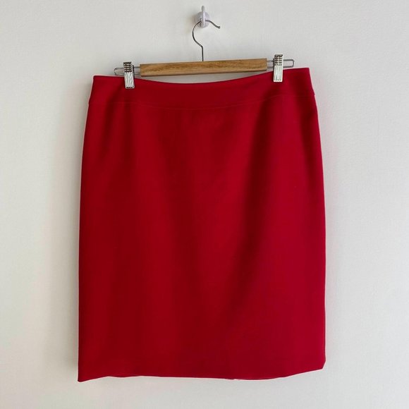TAHARI Red Mini Skirt - Picture 1 of 6